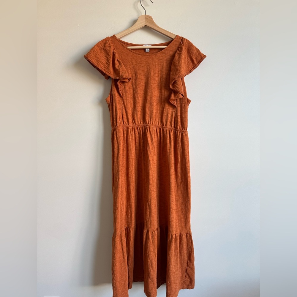 J. Crew Orange Maxi Dress